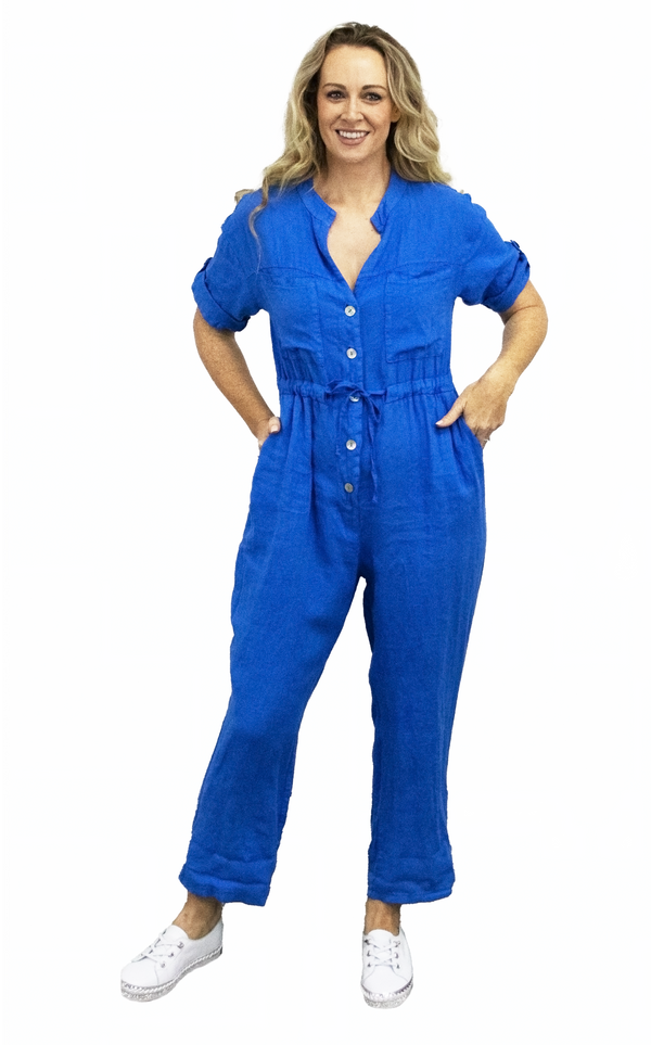 OXFORD linen jumpsuit