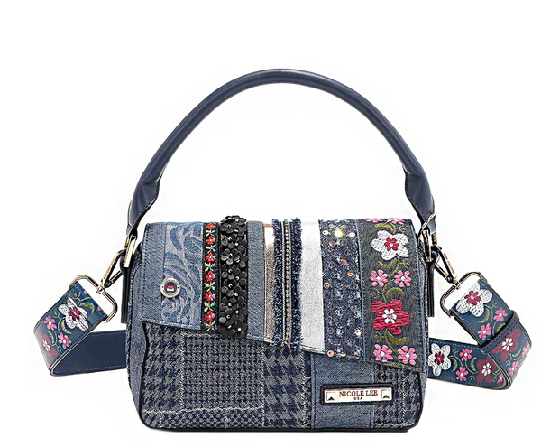 PATCH FLOWER FLAP BAG